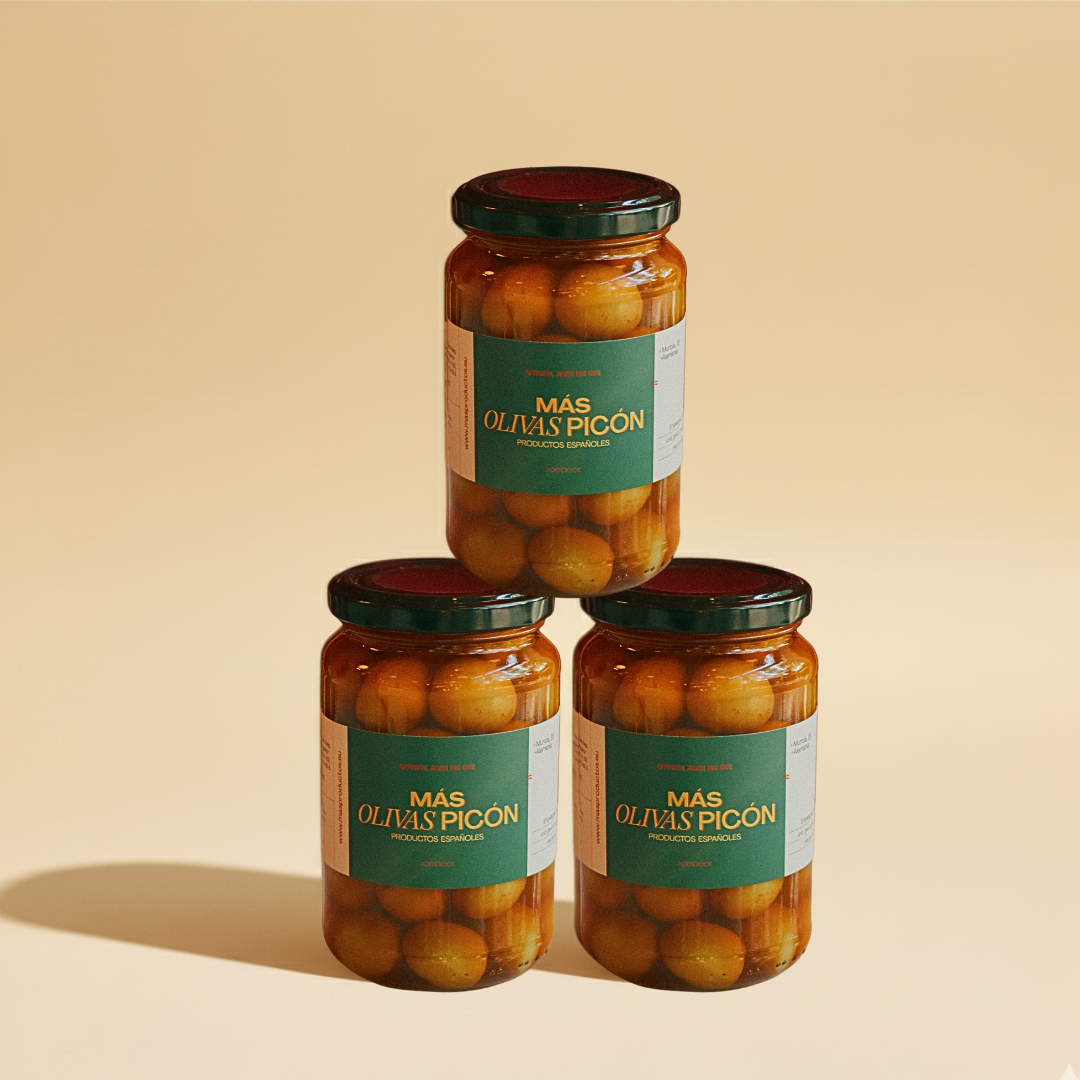 Eingelegte grüne oliven