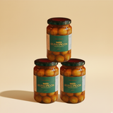 Eingelegte grüne oliven