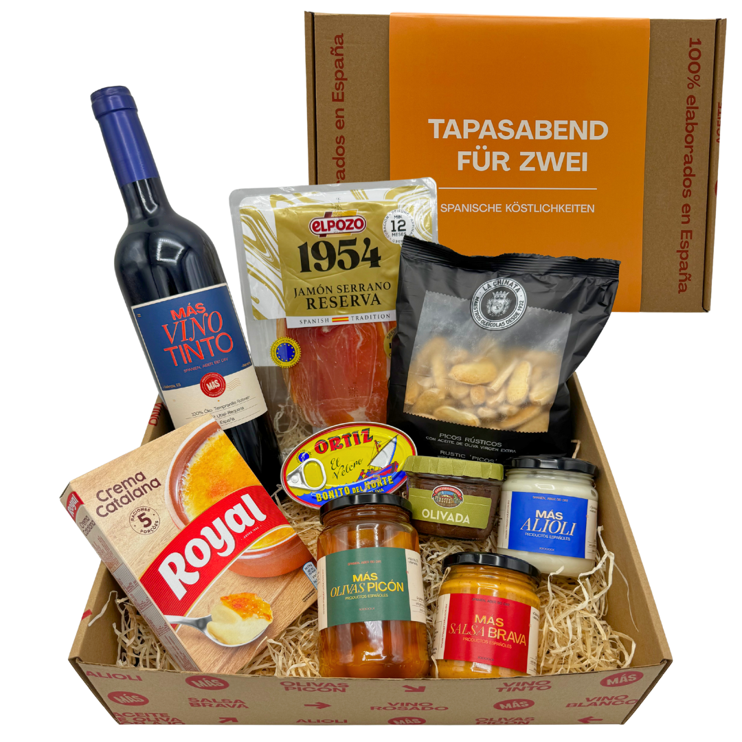 Tapas Abend Geschenkkörb Präsentkörb Geschenkbox