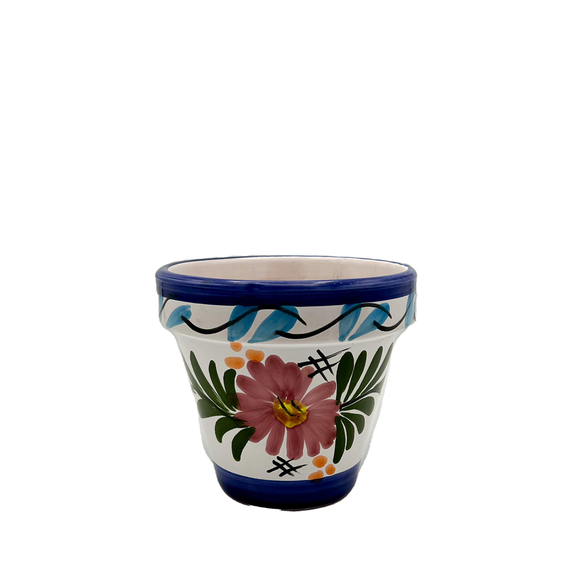 Handgemachter Tontopf aus Manises 14cm