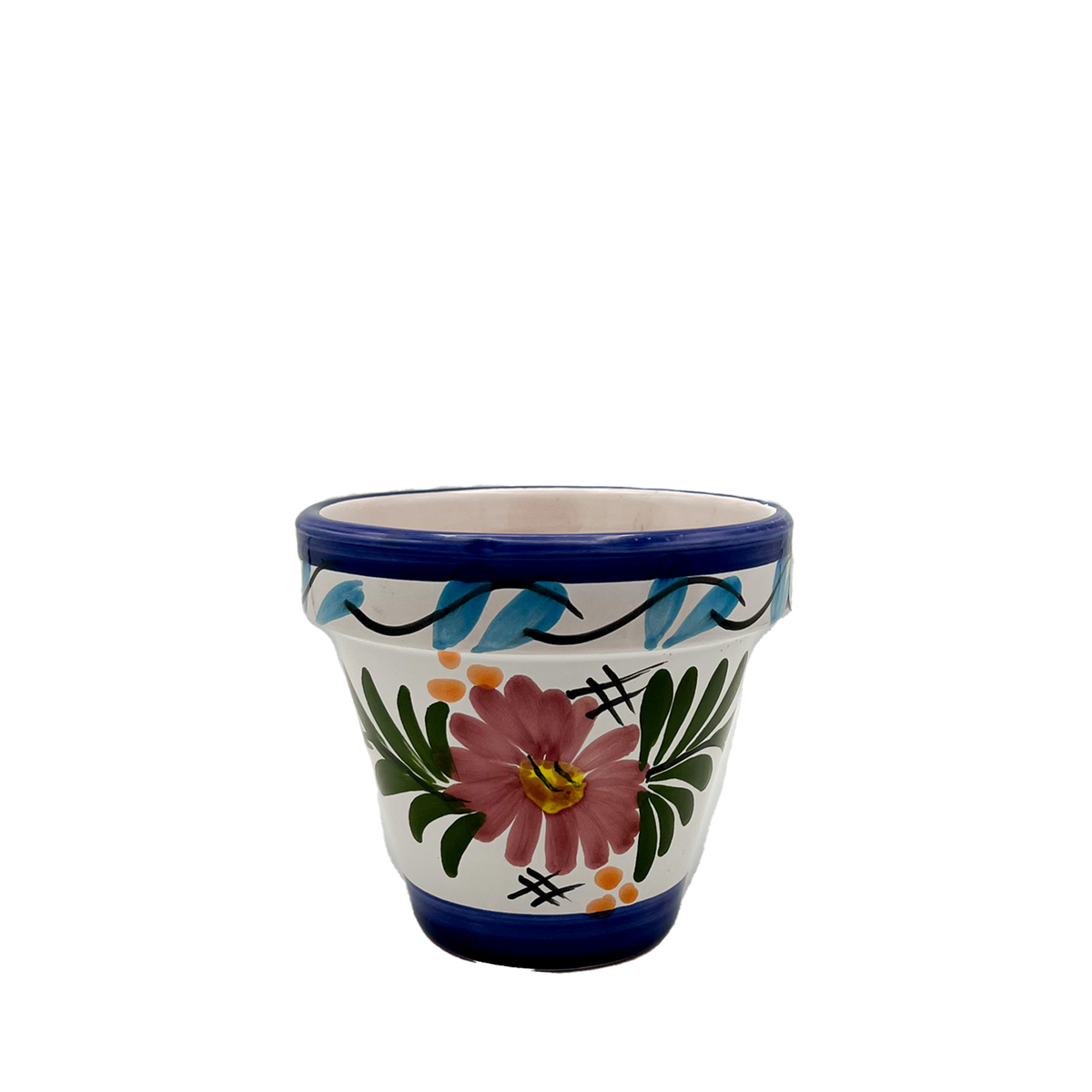 Handgemachter Tontopf aus Manises 14cm
