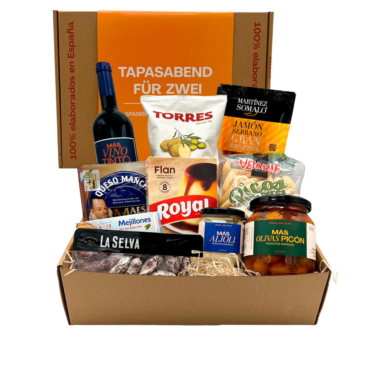 Tapas Abend für zwei spanische Geschenkbox
