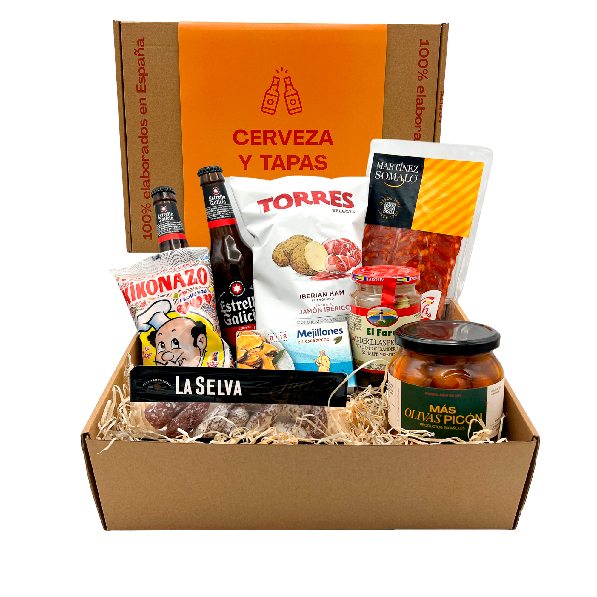 Cerveza y Tapas spanische Geschenkbox