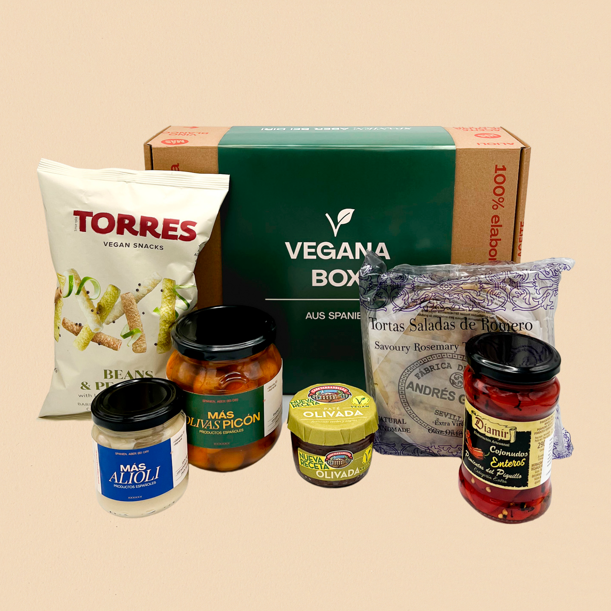 Vegana Box spanische Geschenkbox