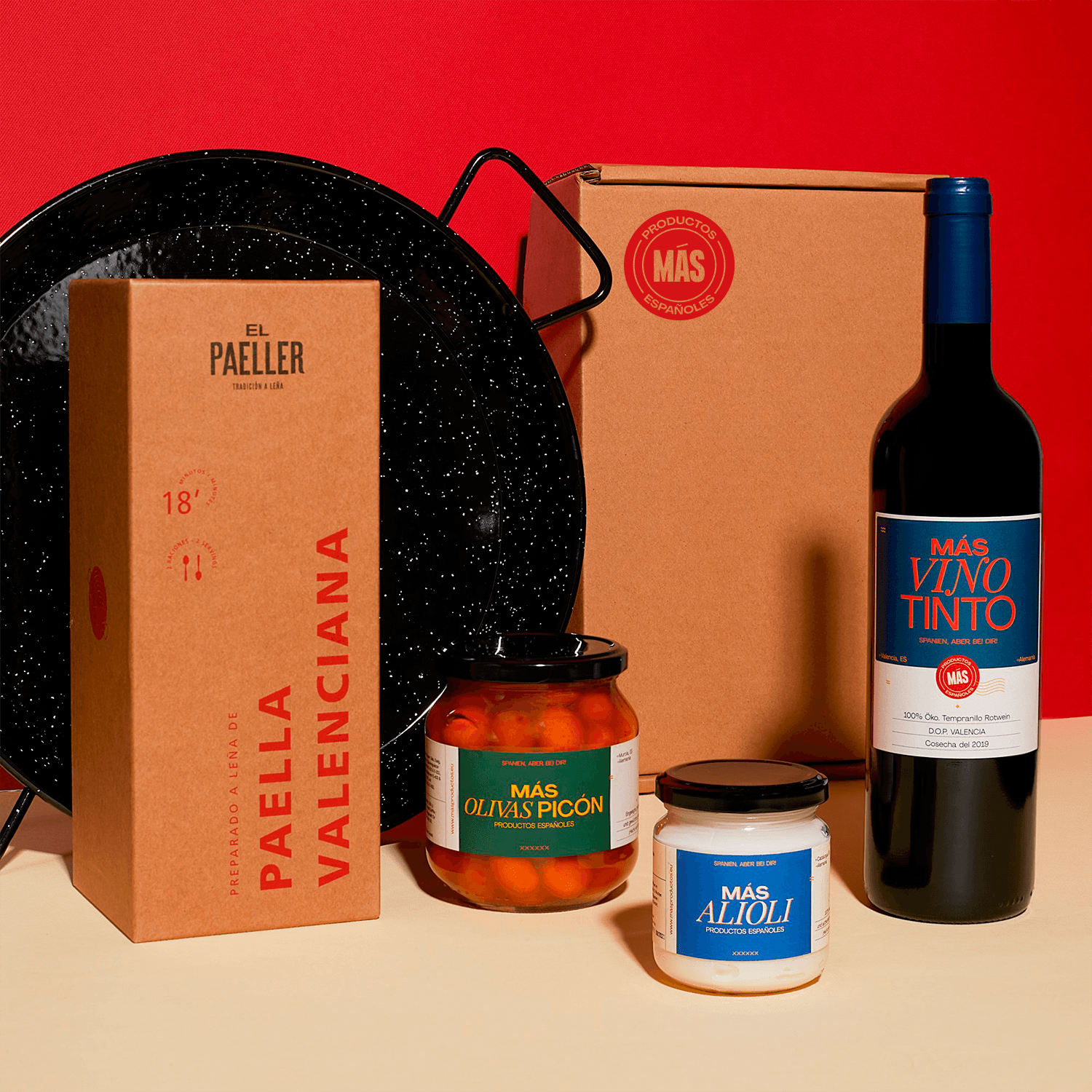 Profi Kit: Fleisch und Gemüse Paella und Vino Tinto – Das spanische Erlebnis für Zuhause!