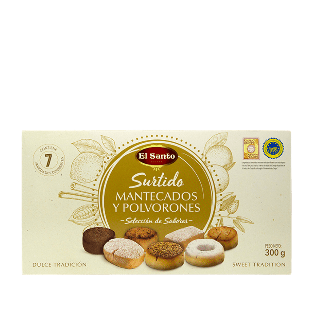 Mantecados y Polvorones El Santo 300Gr