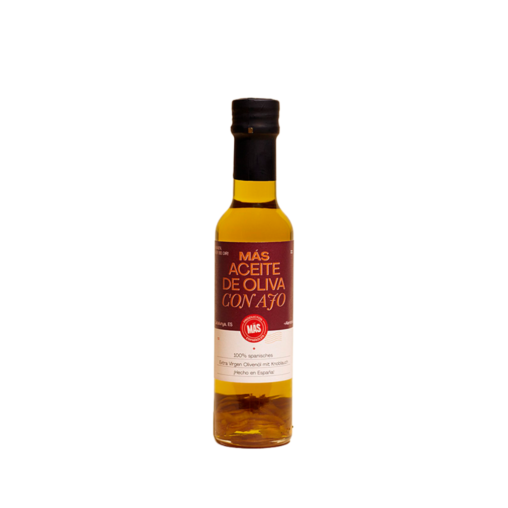 Más Olivenöl Virgen Extra mit Knoblauch 250ml