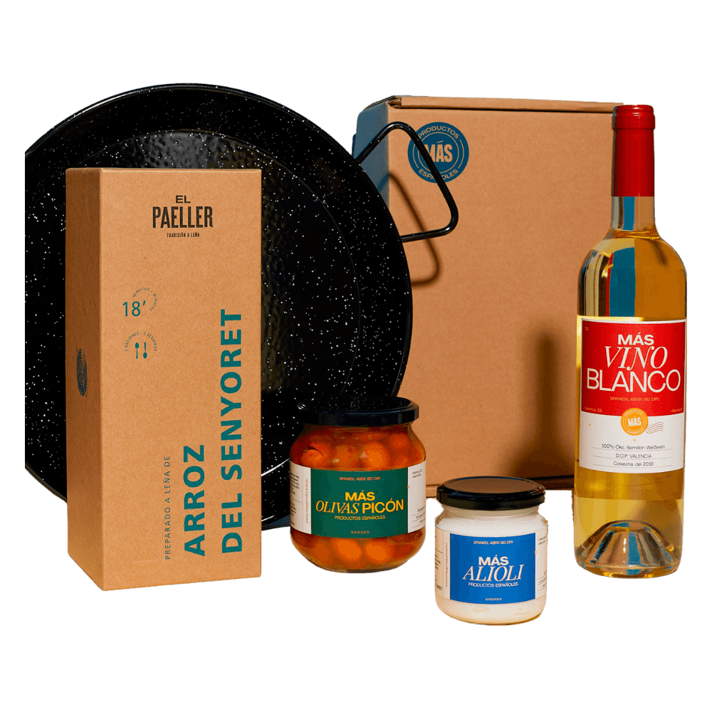 Profi Kit: Arroz del Senyoret y Vino Blanco - Paella mit Meeresfrüchte