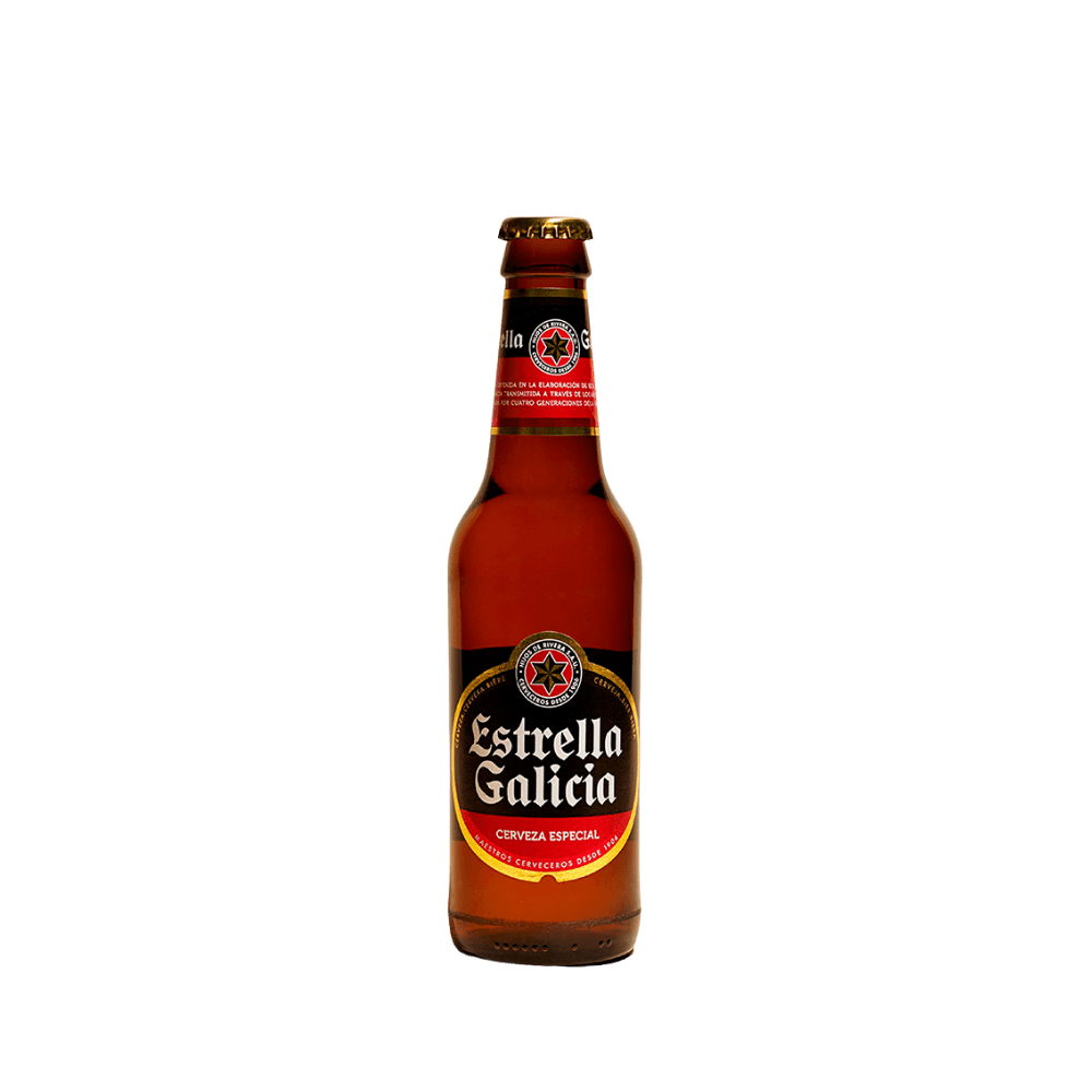 Cerveza Estrella Galicia. Bier 33cl