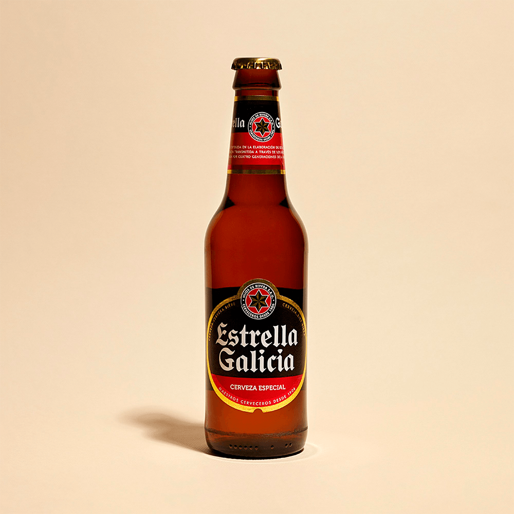 Cerveza Estrella Galicia. Bier 33cl