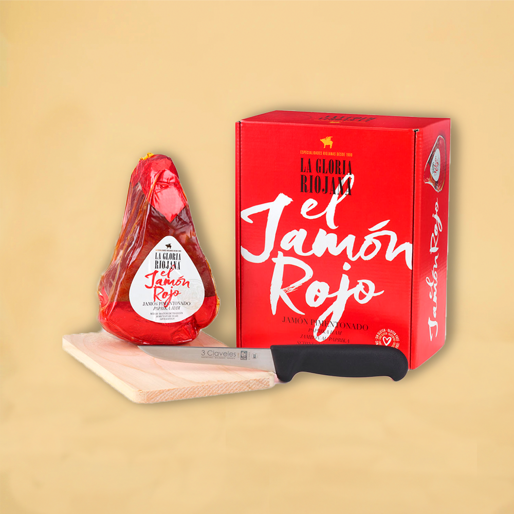 Jamon Rojo Serranoschinken Geschenk