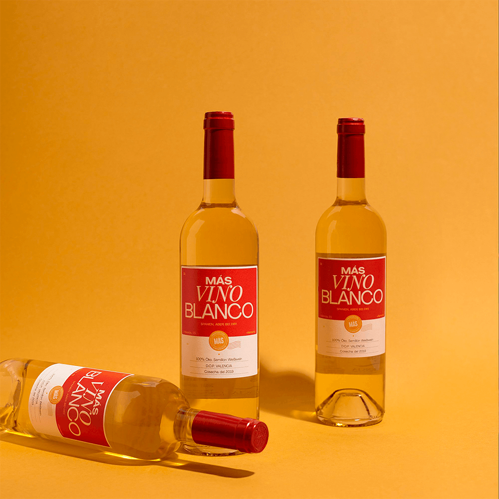 Más Vino Blanco. Weißwein 75cl