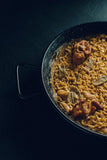 Paella Valenciana - El Paeller -Fleisch und Gemüse Paella für Zwei