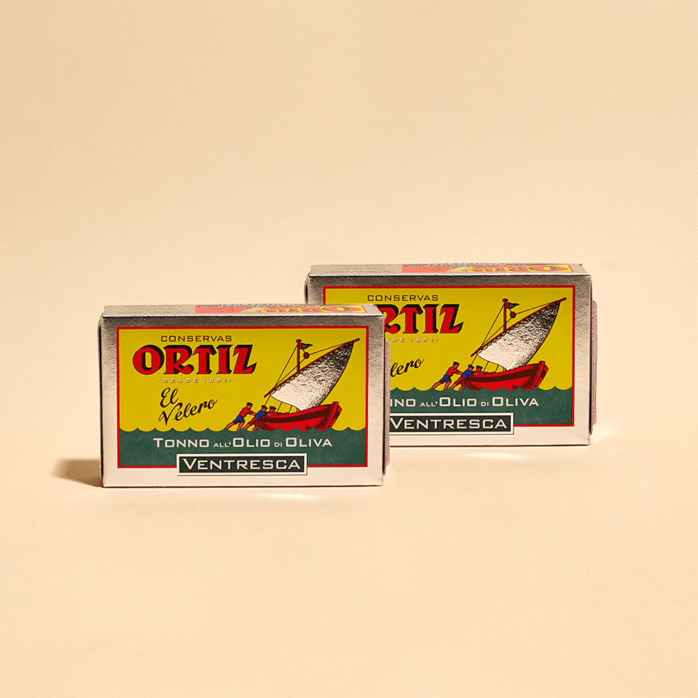 Ventresca / Bauchfleisch vom Thunfisch in Olivenöl 110g Ortiz