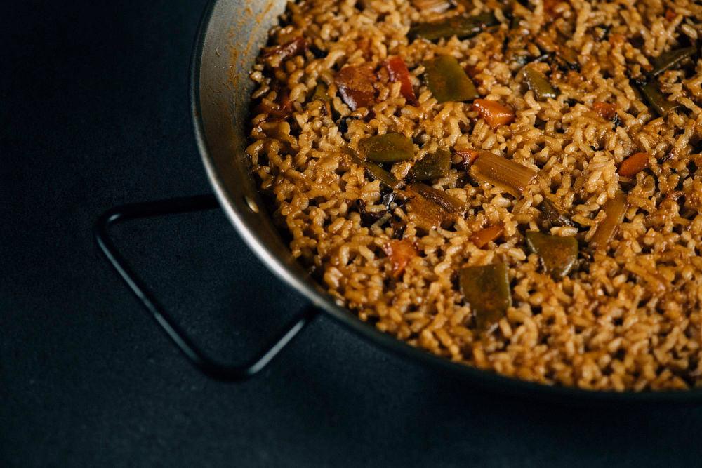 Paella de Verduras - El Paeller - Vegane Gemüse Paella für Zwei